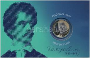 2023. 200Ft bicolor "Petőfi 200" első napi veret sorszámozott emléklapon "06479" T:UNC