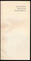1969 Balaton Múzeum - Keszthely. Vezető a keszthelyi Balatoni Múzeum természettudományi, régészeti, ...