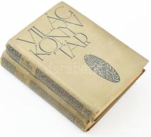 Kropotkin,[Pjotr Alekszejevics]: Egy orosz forradalmár emlékiratai I-II. köt. Ford.: Révai. Világkönyvtár. Bp.,1912, Révai. A címlap és a kötés rajzát Zádor István készítette. Kiadói kemény-kötések, a borítón kopásnyomokkal.