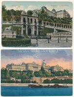 Budapest - 13 db régi képeslap vegyes minőségben (egy lithoval)