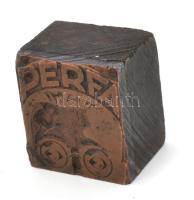 PERFA felirattal antik dúc, 3,5x3x2,5 cm