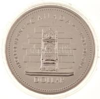 Kanada 1977. 1D Ag "Ezüstjubileum / II. Erzsébet" eredeti dísztokban T:UNC kis folt, a tok...