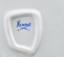 Herend hecsedli mintás levél alakú kínáló, másodosztályú jelzéssel, pereménél háncsnyomott mintával,...