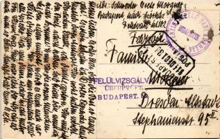 1914 Budapest XI. Kelenföld, Pénzintézetek hadikórháza. Fehérvári út 102., Szödényi Árpád kiadása (f...