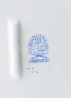 Herend Indiai kosár rust mintás áttört kínáló. Jelzett, hibátlan, 23x17,5 cm