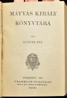 Kolligátum 13 műből, Olcsó Könyvtár és Magyar Könyvtár sorozatos és egyéb művekből: 

1. Szinnyei ...