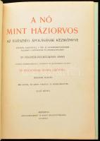 2 db könyv: Dr. Hugonnai Vilma grófnő: A nő mint háziorvos. Az egészség ápolásának kézikönyve. Külön...