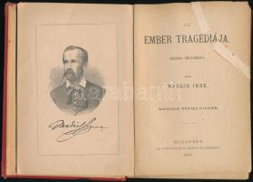 Madách Imre: Az ember tragédiája. Drámai költemény. Második népies kiadás. Bp.,1887, Athenaeum. Kiad...