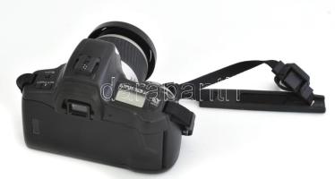 Minolta Dynax 303 SI analóg fényképezőgép, Minolta AF Zoom 28-100mm objekívvel