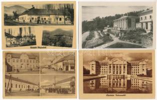 21 db MODERN magyar város képeslap (Képzőművészeti Alap Kiadóvállalat) / 20 modern Hungarian town-view postcards from the 50's