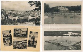 21 db MODERN magyar város képeslap (Képzőművészeti Alap Kiadóvállalat) / 20 modern Hungarian town-view postcards from the 50's