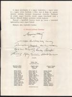 1909 A Mikszáth jubileum felhívása 2 db körlevél 4p. 2p