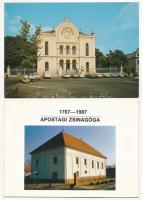 ZSINAGÓGÁK - 15 db MODERN judaika képeslap: főleg magyar / SYNAGOGUES - 15 modern Judaica postcards, mostly Hungarian