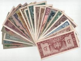 1930-1946. 20db klf pengő bankjegy T:XF-F