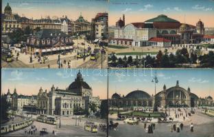 18 db Frankfurt 1910 körül, mind színes
