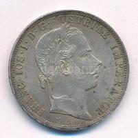 Ausztria 1858A 1Fl Ag "Ferenc József" T:AU patina Austria 1858A 1 Florin Ag "Franz Joseph" C:AU patina Krause KM#2219