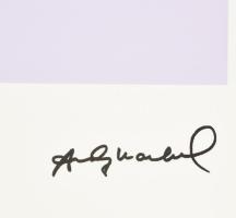 Andy Warhol (1928-1987): Pepsi Cola . Ofszet litográfia, papír, jelzett a nyomaton. Kézzel sorszámoz...