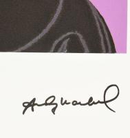 Andy Warhol (1928-1987): Mickey Mouse. Ofszet litográfia, papír, jelzett a nyomaton. Kézzel sorszámo...