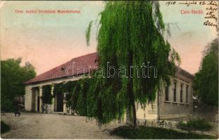 1910 Csíz, Csízfürdő, Kúpele Cíz; Országos tanítói árvaházak szanatóriuma. Szűcs Simon kiadása / orphanage's sanatorium (ázott / wet damage)