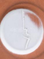 2 darab jelzett iparművész kisváza, hibátlan, m: 7-10 cm