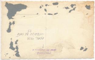 1935 Arad, szoba belső / room interior. Foto Central photo (ragasztónyom / glue marks)