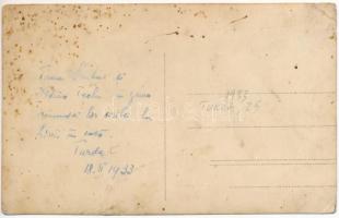 1933 Torda, Turda; szoba belső / room interior. photo (b)