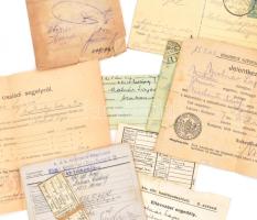 1918-1940 Molnár (Moskovitz) Lajos zsidó származású katona I. és II. világháborús katonai dokumentum...