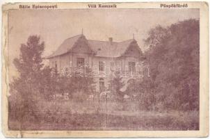 1926 Püspökfürdő, Szentlászlófürdő, Baile 1 Mai, Baia Episcopia (Nagyvárad, Oradea); Vila Komzsik / Komzsik villa / villa (EM)