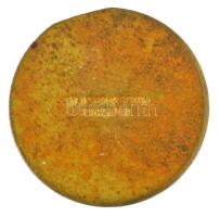 Német Birodalom DN "Zöld csillag" zománcozott bronz gomblyukjelvény "Glaser & Soh...