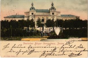 1903 Znojmo, Znaim; Deutsches Bürger-Vereinshaus / German Civic clubhouse