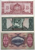 7db-os pengő bankjegy tétel, közte 1946. 100.000BP T:F,VG
