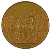 1879. "Székesfehérvári Országos Kiállítás" bronz emlékérem (40,20g/50mm) T:XF kis ütésnyomok / Hungary 1879. "Székesfehérvár National Exposition 1879" bronze commemorative medallion (40,20g/50mm) C:XF small dings