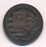 1909. "Első Országos Magyar Bélyegkiállítás - 1909.III.7-III.14. / Emlék érem" bronz emlék...