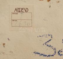 Jándi Zsuzsanna (1947-): Csendélet, 1981. Olaj, farost. Jelezve balra lent. Hátoldalán Képcsarnok Vá...