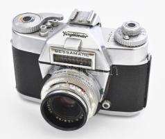 Voigtlander Bessematic fényképezőgép, Voigtlander Color-Skopar X 1:2.8/50 objektívvel, Voigtlander S...