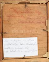 Hadifogoly festmény: 1946, Telegdy Zoltán: Magyar János hadnagy. Színes ceruza, farost, 15,5x12,5 cm...