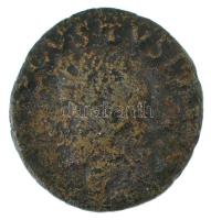 Római Birodalom / Róma / Augustus Kr.e. 27 - Kr.u. 14. As bronz (8,10g) T:F,VG Roman Empire / Rome / Augustus 27 BC - 14 AD As bronze "[...AV]GVSTVS[...] / [...] - [S]-C" (8,10g) C:F,VG