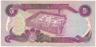 Irak 1980. 5D T:F kis szakadás
Iraq 1980. 5 Dinars C:F small tear
Krause P#70