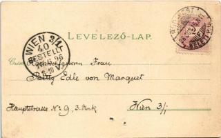 1896 (Vorläufer!!!) Budapest XIV. Az Ezredéves Kiállítás kocsicsarnoka, Kiállítási falu, Egészségügy...