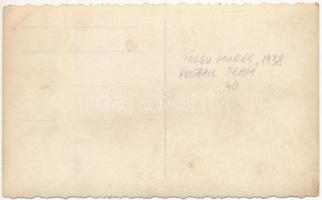 1938 Marosvásárhely, Targu Mures; Divizia C, Monopol-Klinger labdarúgó mérkőzés, futball csapat / fo...