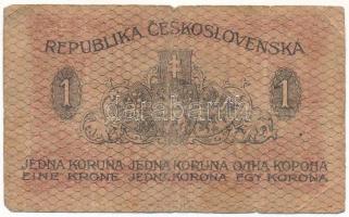 Csehszlovákia 1919. 1K T:VG 
Czechoslovakia 1919. 1 Koruna C:VG 
Krause 6.a