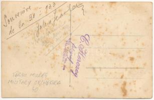 1933 Marosvásárhely, Targu Mures; katonai zenekar / military orchestra. Herczeg photo (EB)