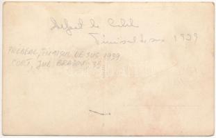 1939 Felsőtömös, Felső-Tömös, Timisu de Sus (Brassó, Kronstadt, Brasov); sátorozás / tent. photo (EK...