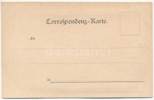 Prosit Blume! In Seide gewebt. Kunst-Anstalt Rudolf Knuffmann / Sörözés - selyemlap / Beer drinking ...