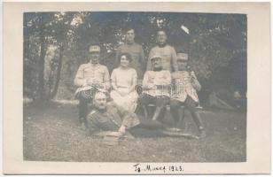 1923 Marosvásárhely, Targu Mures; General Pion Georgescu / katonatisztek / Romanian military officers. photo (ragasztónyom / glue marks)