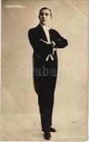 1915 José Mendoza színész és autográf aláírása a hátoldalon (EB)