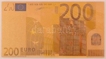 DN 200E aranyozott bankjegy replika T:UNC ND 200 Euro gilt banknote replica C:UNC