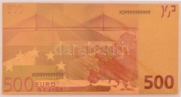 DN 500E aranyozott bankjegy replika T:UNC
ND 500 Euro gilt banknote replica C:UNC