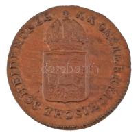 1816S 1/4kr Cu Szomolnok T:AU kis patina