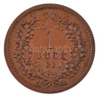 1868KB 1kr Cu "Angyalos címer" T:XF patina
Adamo M4.1